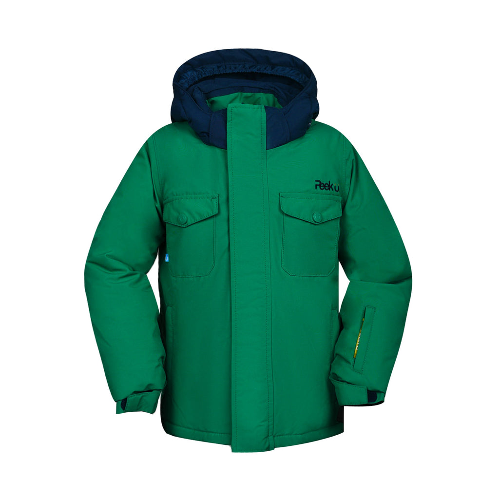 BRANTON - Boys' Winter Jacket – Green
