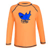OCEANUS - Rashguard für Jungen – Papaya