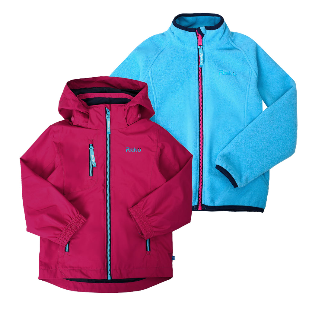 CELESTE - Girls' 3-in-1 Transitional Jacket