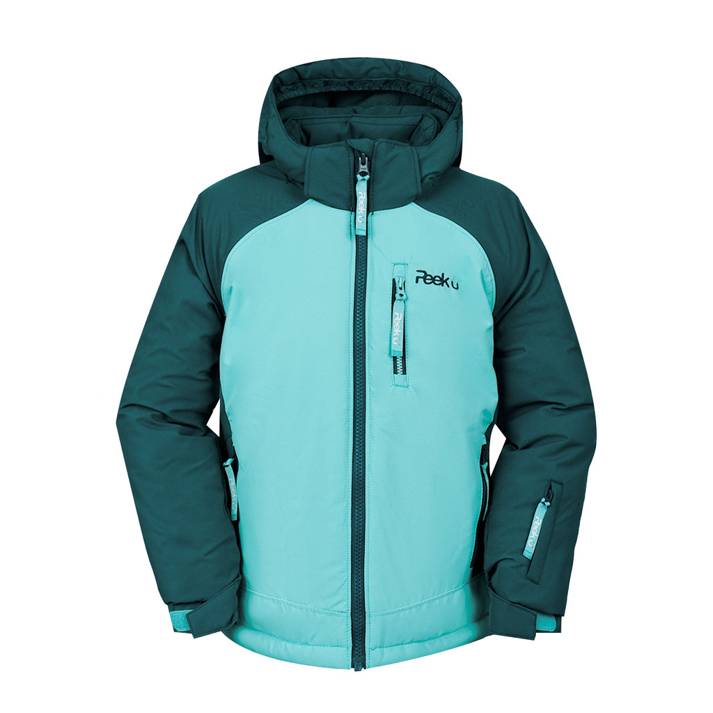 LITZY - Girls' Winter Jacket – Deep Teal Aqua
