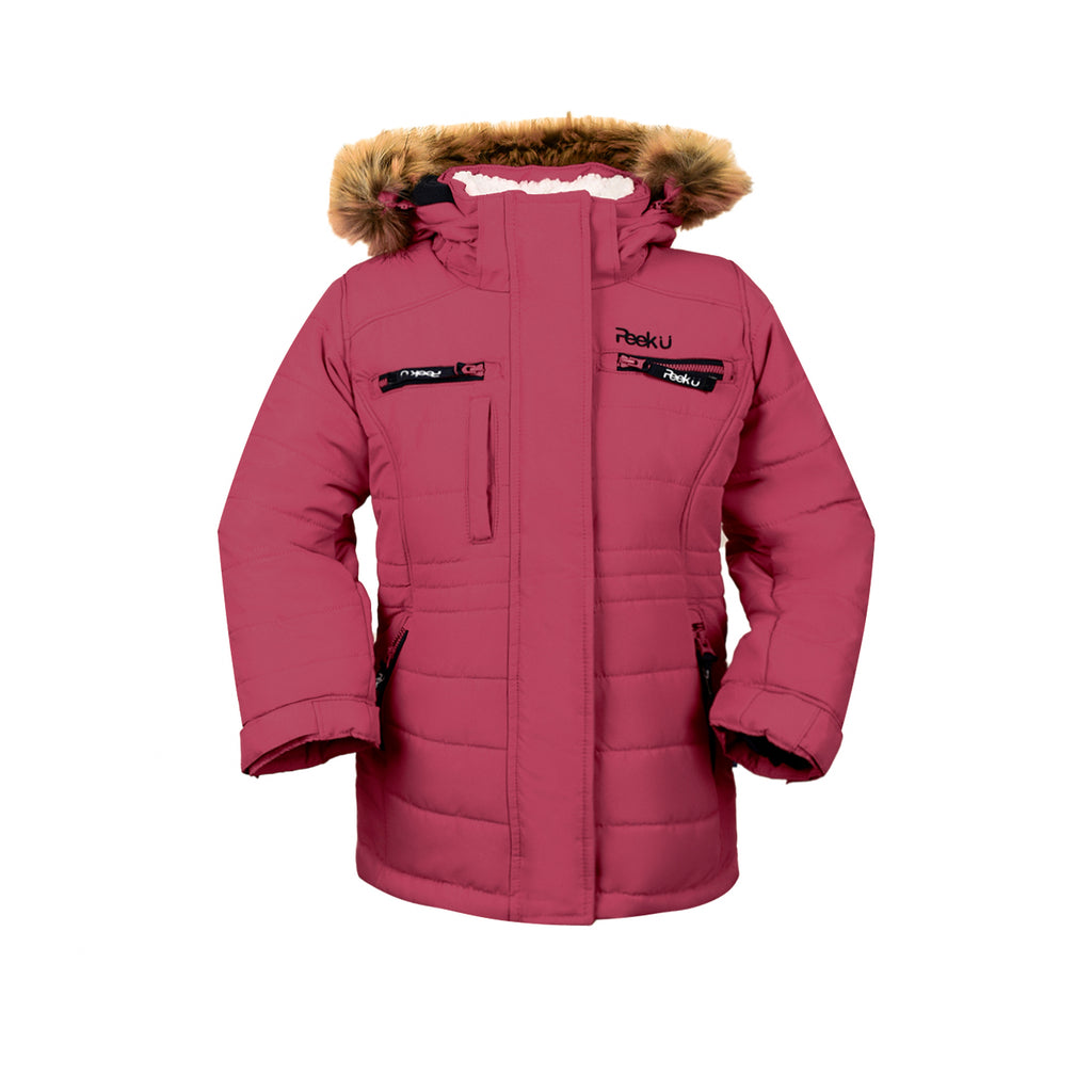 FRANKIE - Girls' Winter Jacket – Berry