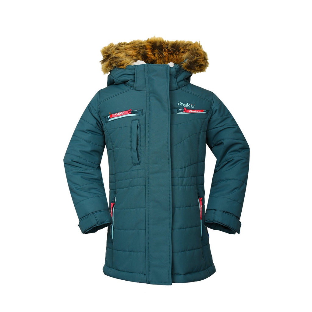 FRANKIE - Girls' Winter Jacket – Deep Teal